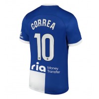 Pánský Fotbalový dres Atletico Madrid Angel Correa #10 2023-24 Venkovní Krátký Rukáv